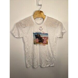 Disabled Vets National Foundation Mens T-shirt New Cotton White Size Large New